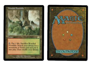 Wooded Foothills from Onslaught MTG Proxy