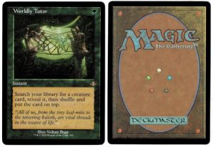 Worldly Tutor (Retro Frame) from Dominaria Remastered Proxy