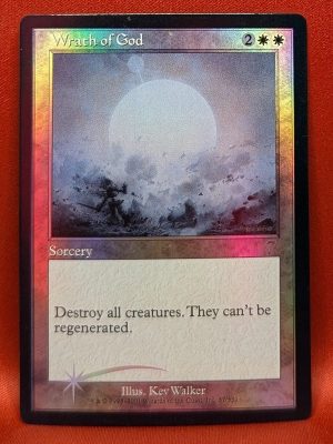 FOIL Wrath of God from 7th Edition Magic the Gathering Proxy