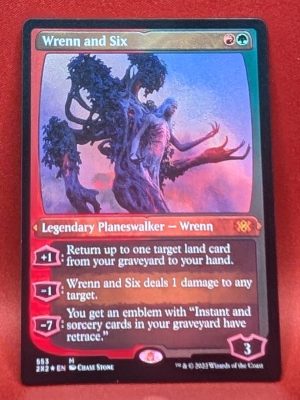 ETCHED FOIL Wrenn and Six from Double Masters 2022 Magic the Gathering Proxy