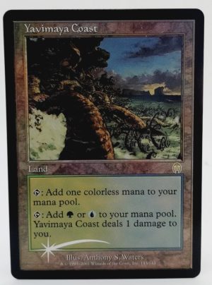 FOIL Yavimaya Coast from Apocalypse MTG Proxy