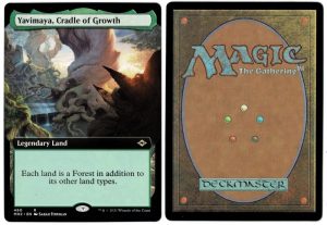 Yavimaya, Cradle of Growth (Extended Art) from Modern Horizons 2 Magic the Gathering Proxy