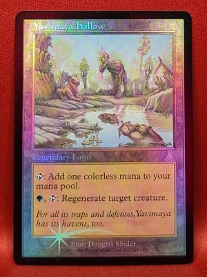 FOIL Yavimaya Hollow from Urza’s Destiny MTG Proxy