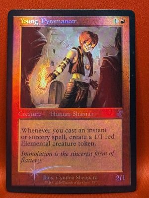 FOIL Young Pyromancer from Time Spiral: Remastered Magic the Gathering Proxy