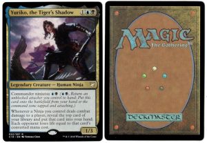 Yuriko, the Tiger's Shadow from Commander 2018 Magic the Gathering Proxy