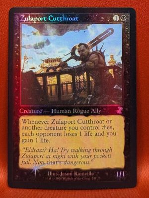 FOIL Zulaport Cutthroat from Time Spiral: Remastered MTG Proxy