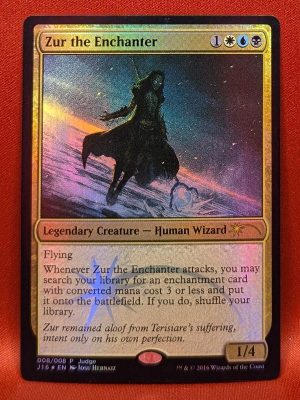 FOIL Zur the Enchanter from Judge Gift 2016 MTG Proxy